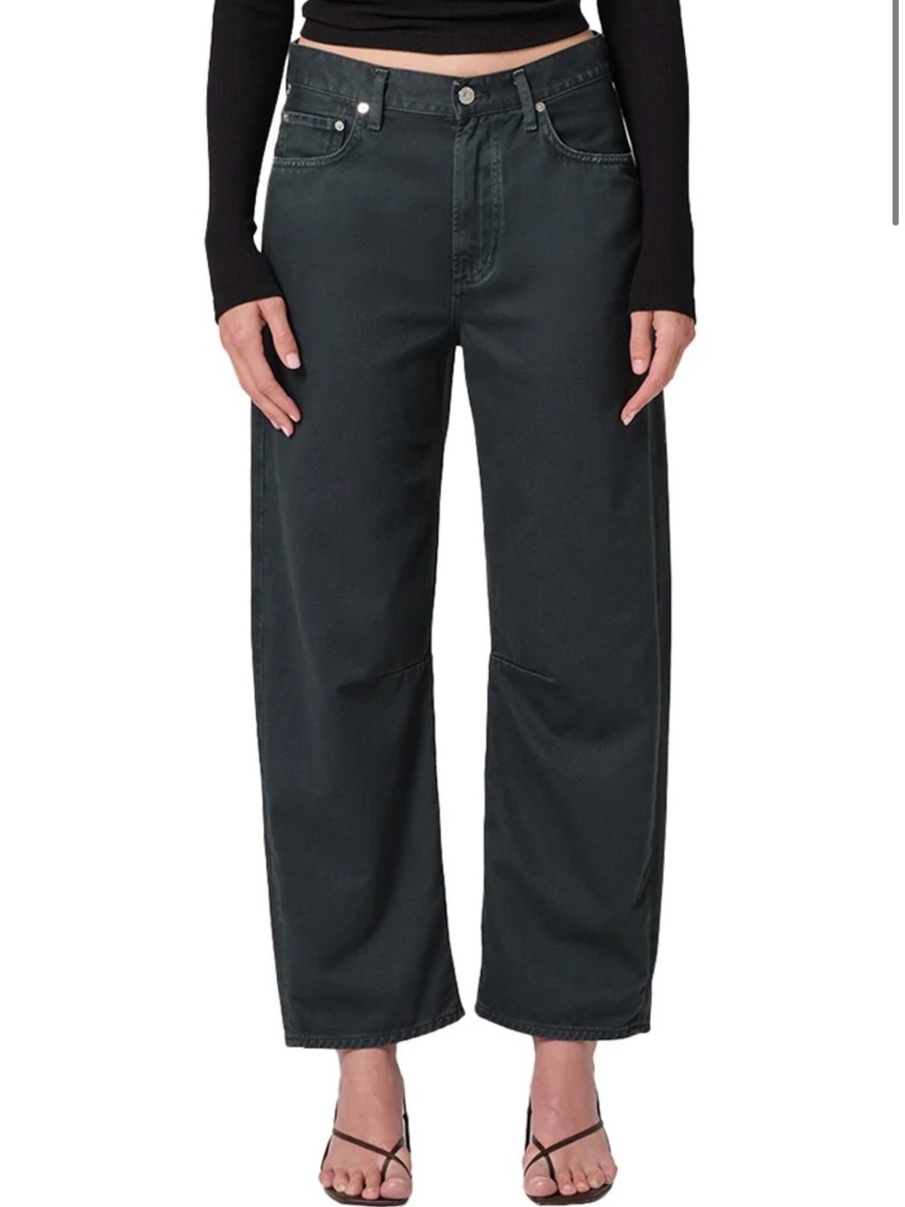 Citizens of Humanity Miro Relaxed Jeans in Washed Black - Picture 3 of 10